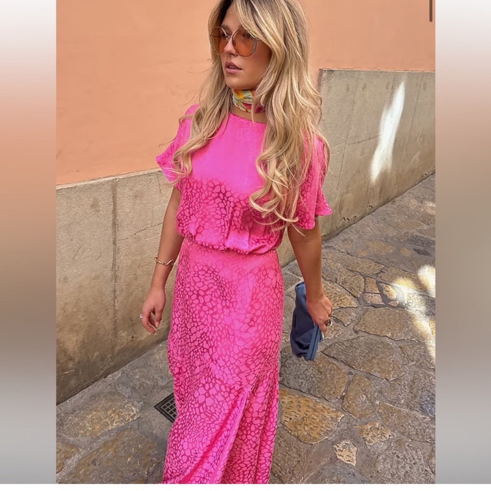 NWT Never Fully Dressed Pink Jacquard Erin Dress